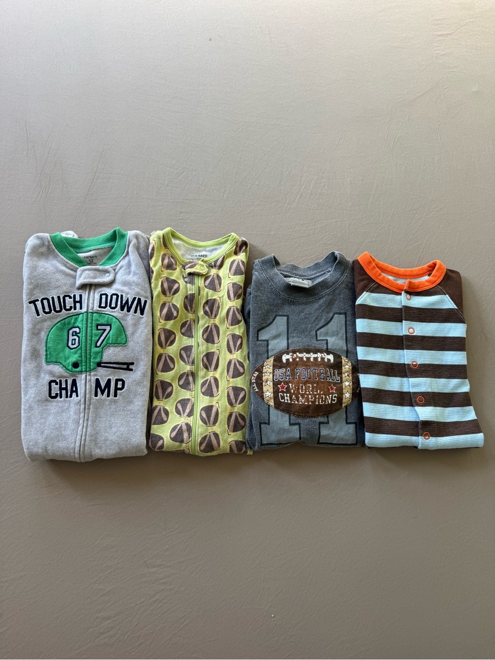 Baby Boys Jumpsuit Pajama Bundle